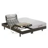 Vente-unique Lit électrique Relaxation Lattes Et Plots Matelas Accueil Latex TANCR...