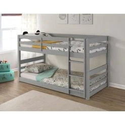 BUT Lits Superposés 2x90x190 Cm BLOOM Gris -Talamo Magasin lits superposes 2x90x190 cm bloom gris 12407128 33075328 1140x1140