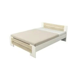 SANS MARQUE MAO Lit Adulte Contemporain Melamine Blanc Et Decor Chene Clair - L 14... 8 SANS MARQUE MAO Lit Adulte Contemporain Melamine Blanc Et Decor Chene Clair - L 14... -Talamo Magasin mao lit adulte contemporain melamine blanc et decor chene clair l 140 x l 190 cm 6114774 23348045 1140x1140