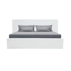 CSTORE MARTIN - Lit Adulte + Coffre De Rangement - Simili Blanc - Sommier Inc... -Talamo Magasin martin lit adulte coffre de rangement simili blanc sommier inclus 160x200 cm 10678090 27811112 1140x1140
