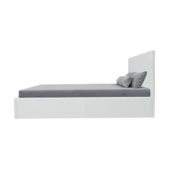 CSTORE MARTIN - Lit Adulte + Coffre De Rangement - Simili Blanc - Sommier Inc... -Talamo Magasin martin lit adulte coffre de rangement simili blanc sommier inclus 160x200 cm 10678090 27811116 1140x1140