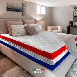 Batflex Matelas 140x190 à Mémoire De Forme - épaisseur 25 Cm - 9 Zones Diff...