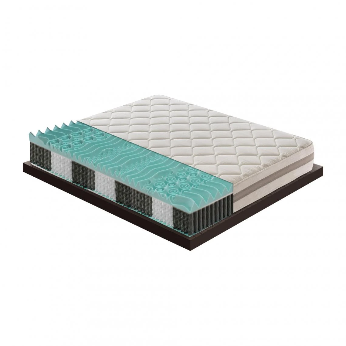 Materassi&Doghe Matelas 140x190 à Ressorts Ensachés - Mémoire De Forme - Avec 9 Zon... 5 Materassi&Doghe Matelas 140x190 à Ressorts Ensachés - Mémoire De Forme - Avec 9 Zon... – Image 3