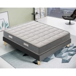 Materassi&Doghe Matelas 140x190 Mousse - Accueil Mémoire De Forme - Haut 21 Cm - Mod ...