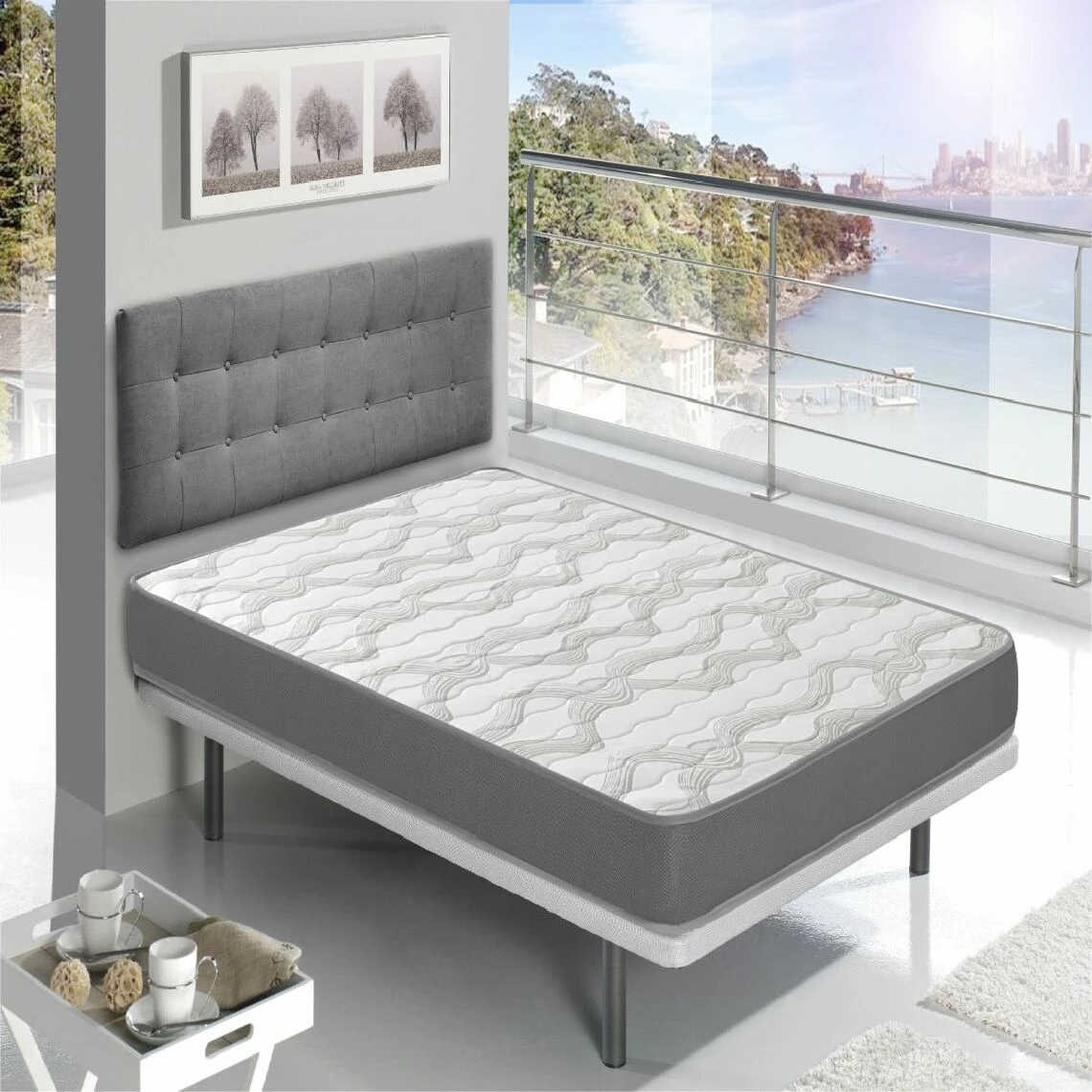 Dormalit Matelas 140X200 NIRVANA Épaisseur 16 CM - Mousse SuperSoft – Gris ... 4 Dormalit Matelas 140X200 NIRVANA Épaisseur 16 CM - Mousse SuperSoft – Gris ... – Image 2