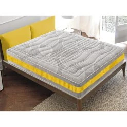 Materassi&Doghe Matelas 140x200 Rafraîchissant à Mémoire De Forme 11 Zones Différ...