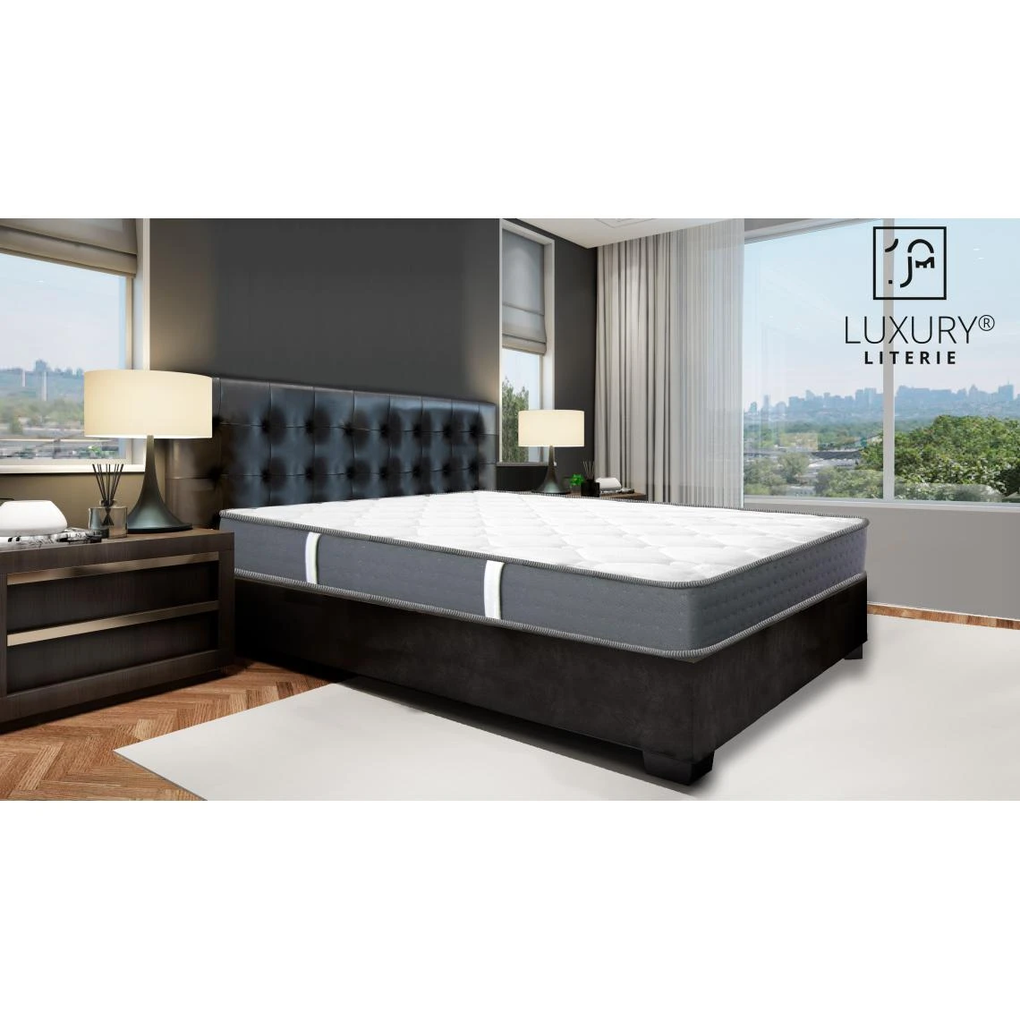 Luxury Literie Matelas 160x200 Cm Zen 3 Luxury Literie Matelas 160x200 Cm Zen