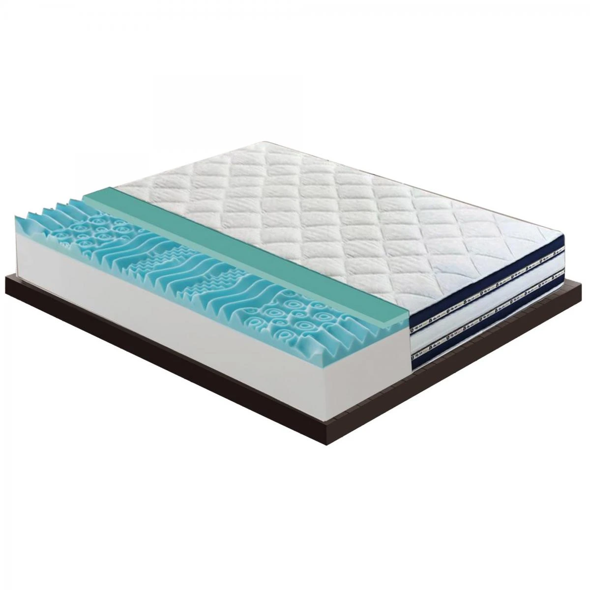 Materassi&Doghe Matelas 160x200 En Mémoire De Forme Et Gel Rafraîchissant De 27 Cm ... 4 Materassi&Doghe Matelas 160x200 En Mémoire De Forme Et Gel Rafraîchissant De 27 Cm ... – Image 2