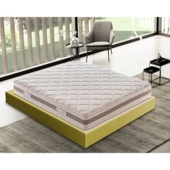 Materassi&Doghe Matelas 160x200 "Sofia" En Mousse Orthopédique à 11 Zones Différenc...