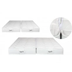 UB DESIGN Matelas 2 X 90 X 200 Hostel M 2x90x200cm Reliable Par Fermeture éclai...