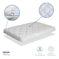 Dormalit Matelas Bébé Berceau 80x50 Epaisseur 7 CM MINI CARAMEL - Déhoussabl... 6 Dormalit Matelas Bébé Berceau 80x50 Epaisseur 7 CM MINI CARAMEL - Déhoussabl... -Talamo Magasin matelas bebe berceau 80x50 epaisseur 7 cm mini caramel dehoussable noyau en mousse perforee et respirant 10576538 27486062 1140x1140
