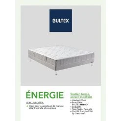 BULTEX Matelas 140 X 190 Energie 140x190cm 9 BULTEX Matelas 140 X 190 Energie 140x190cm -Talamo Magasin matelas bultex energie 140x190 10601536 27572098 1140x1140