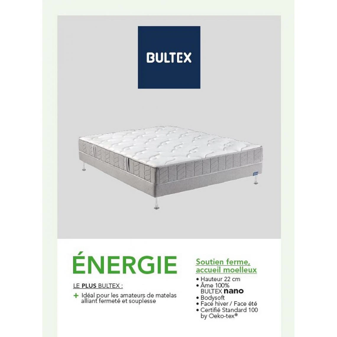 BULTEX Matelas 140 X 190 Energie 140x190cm 6 BULTEX Matelas 140 X 190 Energie 140x190cm – Image 4