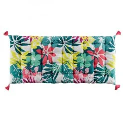 Douceur D'Intérieur Matelas De Sol Avec Pompons 60 X 120 Cm Coton Imprimé HAWAI