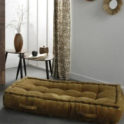 TODAY Matelas De Sol Bronze 120x60cm Velours Coton TERANGA Seydou