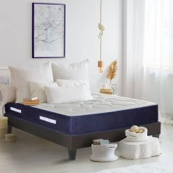 Maison Aubertin Matelas DOLCE VITA Ressorts Ensachés + Mémoire De Forme - 28 Cm - 14...