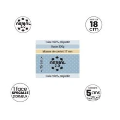 Inside 75 Matelas Dunlopillo EUGEN 18 Cm 160 X 200 Cm Mousse 100% Aérial 2.0® 5 Inside 75 Matelas Dunlopillo EUGEN 18 Cm 160 X 200 Cm Mousse 100% Aérial 2.0® -Talamo Magasin matelas dunlopillo eugen 18 cm 160 x 200 cm mousse 100 aerial 20 13387482 36608854 1140x1140