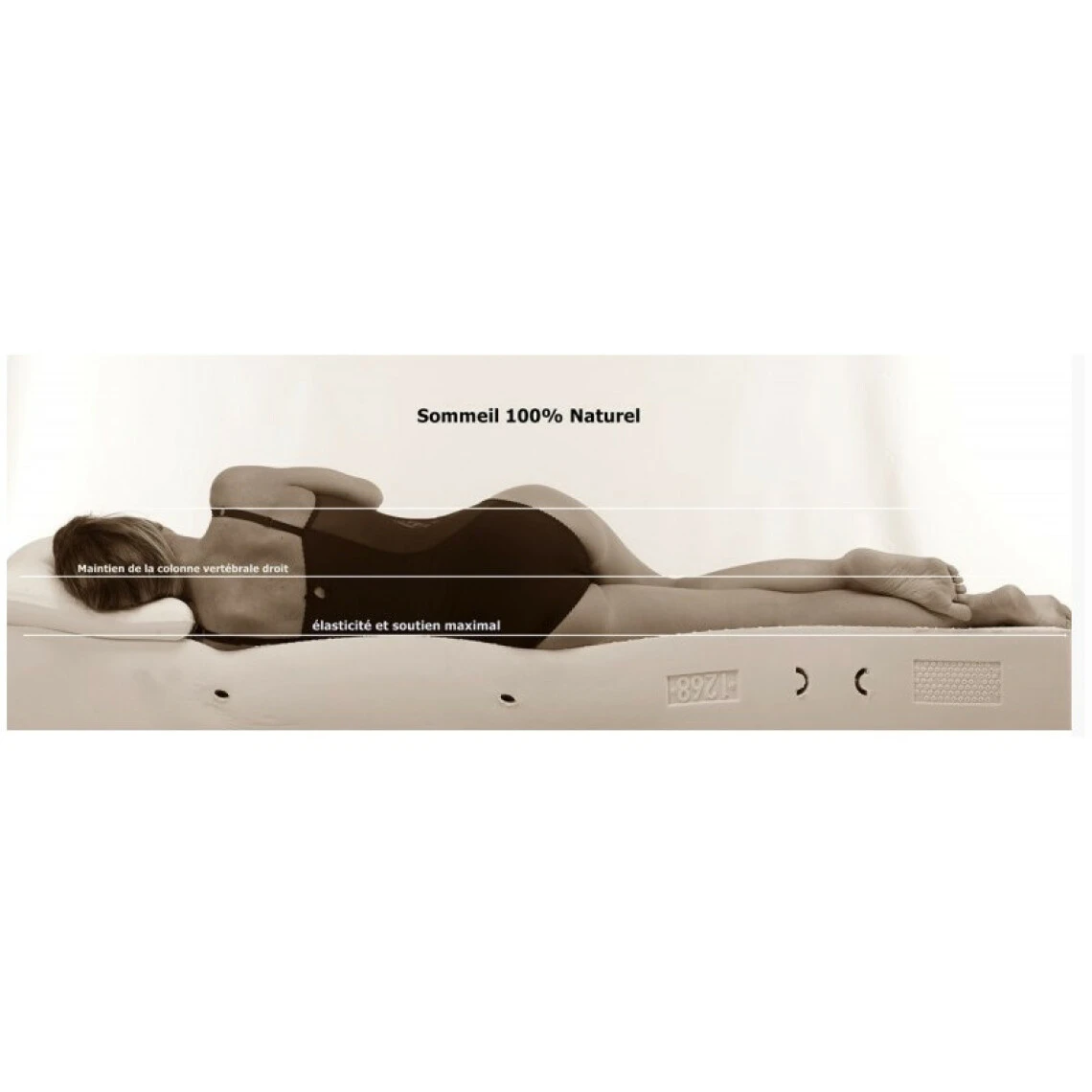 Matelas Essenzia NATURE LATEX 220 110x200 Latex 4 Matelas Essenzia NATURE LATEX 220 110x200 Latex – Image 2