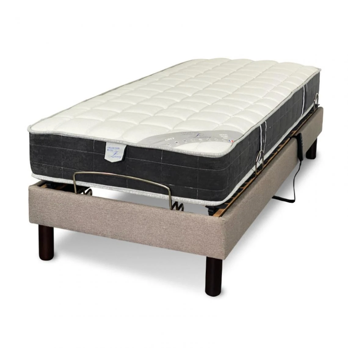 Matelas Essenzia Zen GREY CLASSIC 2x90x200 Ressorts 4 Matelas Essenzia Zen GREY CLASSIC 2x90x200 Ressorts – Image 2