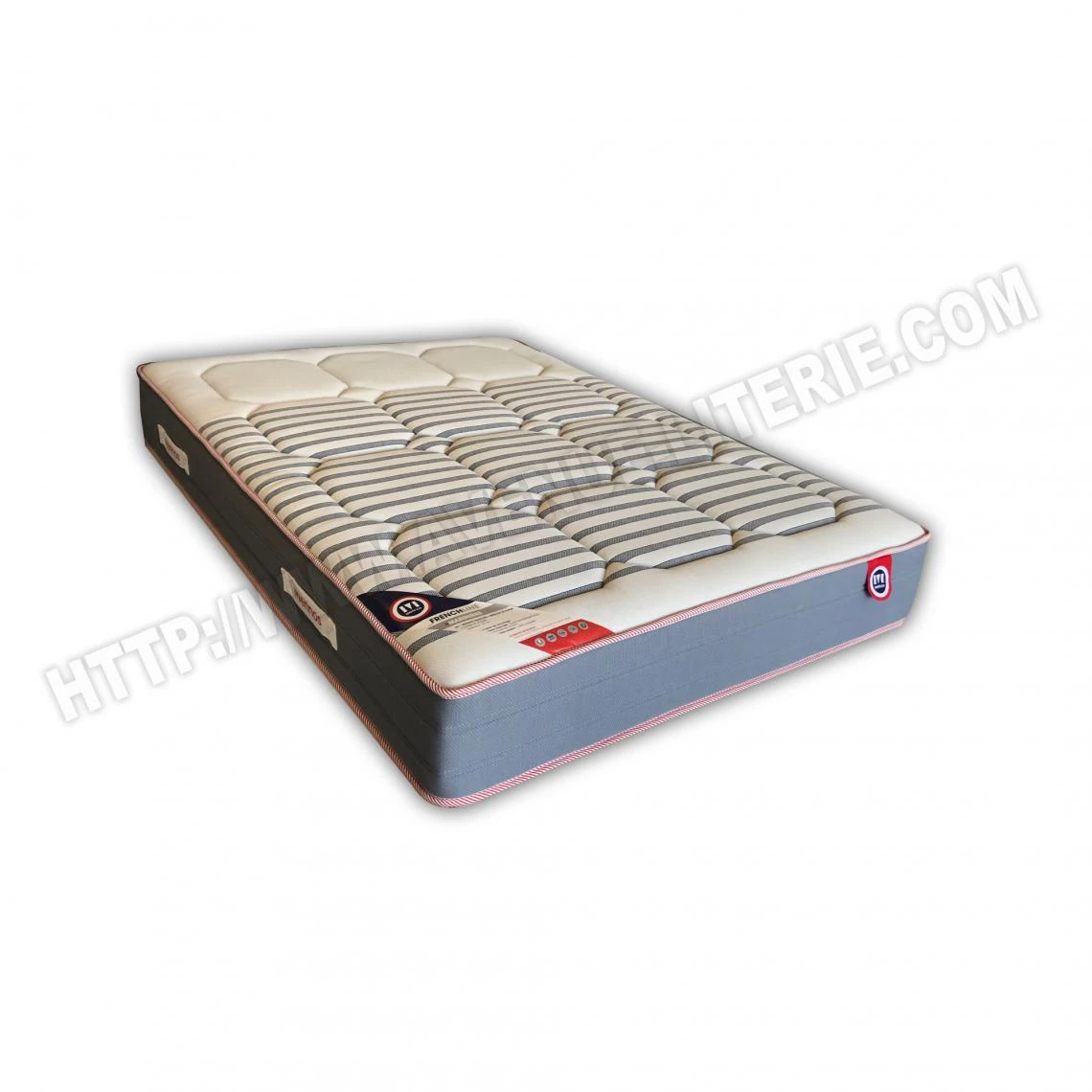 Merinos Matelas 160 X 200 Mariniere 160x200cm 4 Merinos Matelas 160 X 200 Mariniere 160x200cm – Image 2