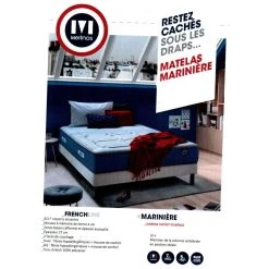 Merinos Matelas 160 X 200 Mariniere 160x200cm 11 Merinos Matelas 160 X 200 Mariniere 160x200cm -Talamo Magasin matelas fixe 160 x 200 merinos mariniere 1620 8191997 20881971 1140x1140