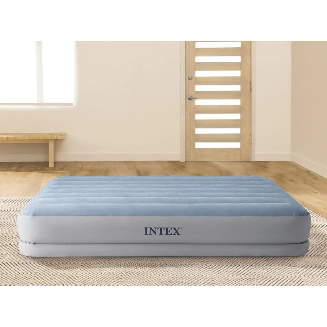 Matelas Gonflable Raised Comfort USB Fiber Tech 2 Places - Intex 4 Matelas Gonflable Raised Comfort USB Fiber Tech 2 Places - Intex – Image 2