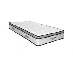 King Of Dreams Matelas Marie A Ressorts + 3 Cm Latex Naturel à 70 % En 75 Kg/m3 + A...