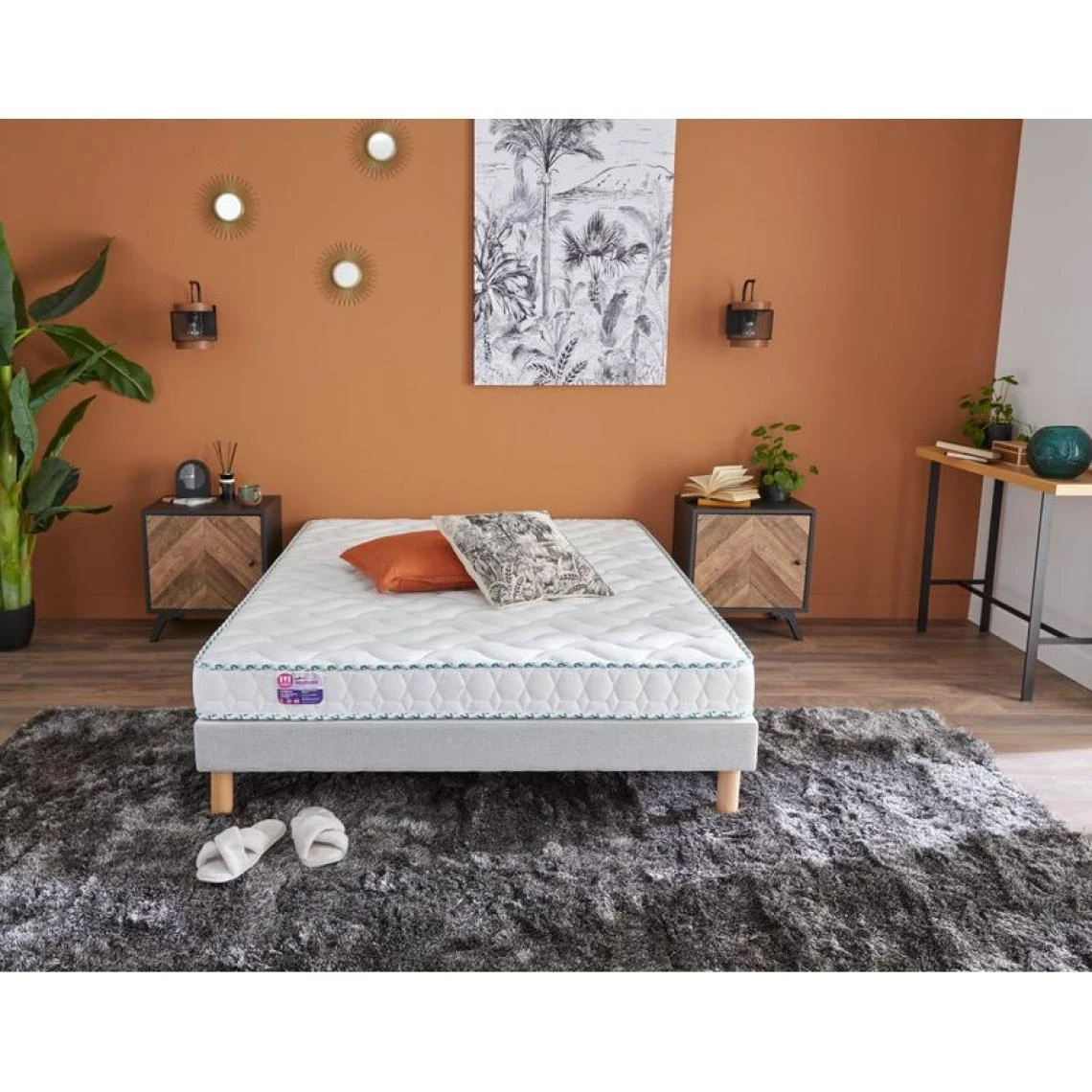 Matelas Mousse 140x190 Cm MERINOS ADMIRABLE 4 Matelas Mousse 140x190 Cm MERINOS ADMIRABLE – Image 2