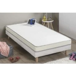 Finlandek Matelas Mousse 90 X 190 - Confort Ferme - Epaisseur 10 Cm - Fabricatio...