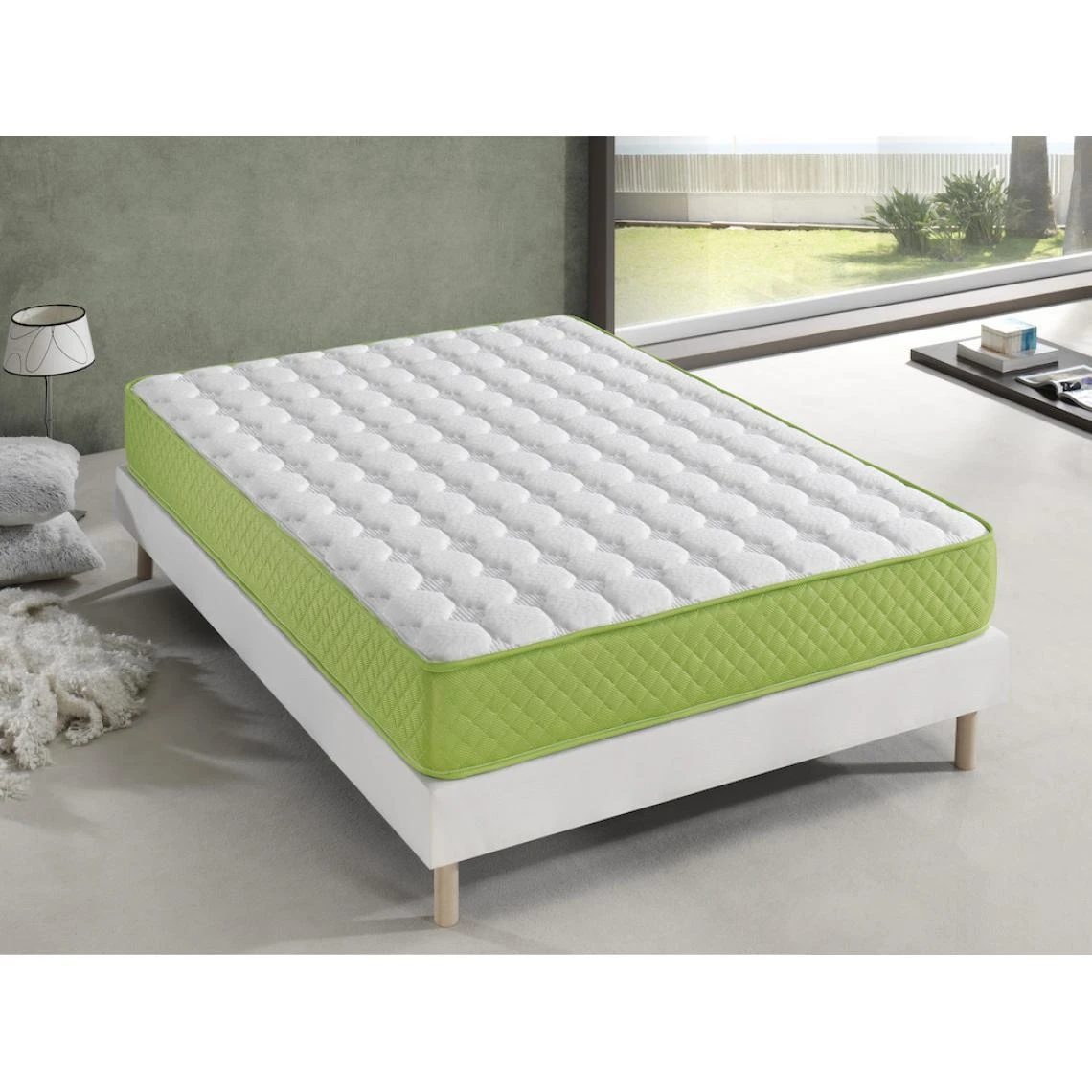 Literie Boutique Hotel MATELAS NATURE 160X200 CM A MEMOIRE DE FORME EPAISSEUR 15 CM. 3 Literie Boutique Hotel MATELAS NATURE 160X200 CM A MEMOIRE DE FORME EPAISSEUR 15 CM.
