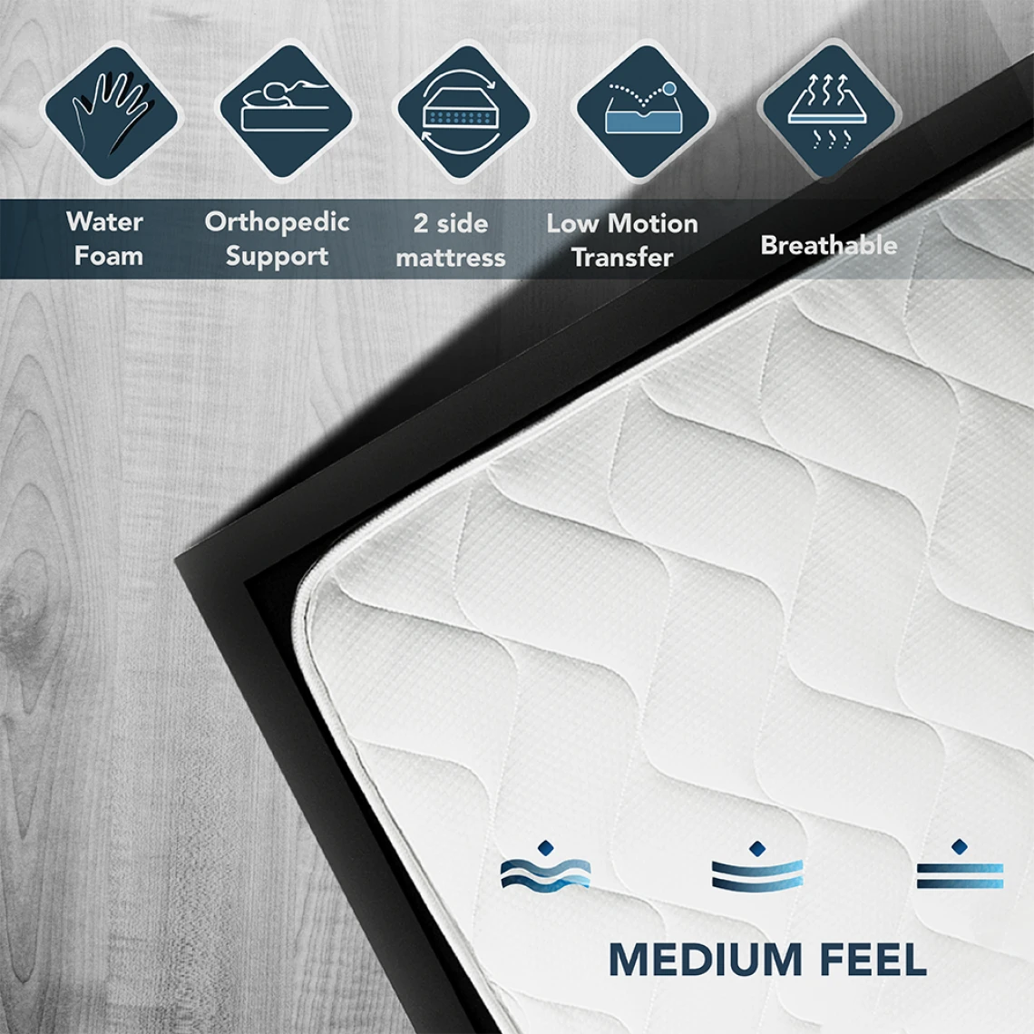 Tanhk Matelas Orthopédique 180x200 5 Tanhk Matelas Orthopédique 180x200 – Image 3