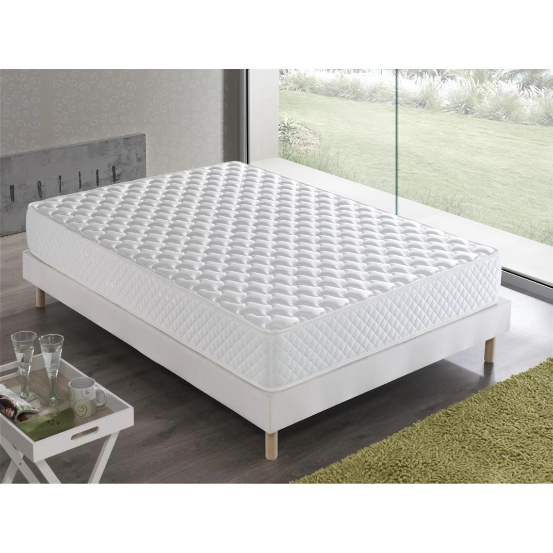 Literie Boutique Hotel MATELAS ROYAL 160X200 CM A MEMOIRE DE FORME EPAISSEUR 20 CM. 3 Literie Boutique Hotel MATELAS ROYAL 160X200 CM A MEMOIRE DE FORME EPAISSEUR 20 CM.