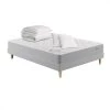 Matelas + Sommier 140x190 Cm SIMMONS + 2 Oreillers + Couette TRENDY -Talamo Magasin matelas sommier 140x190 cm simmons 2 oreillers couette trendy 10136466 26075204 1140x1140