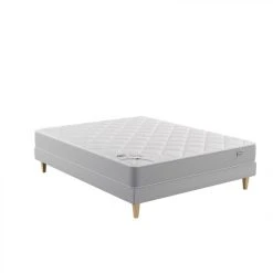 Matelas + Sommier 140x190 Cm SIMMONS + 2 Oreillers + Couette TRENDY -Talamo Magasin matelas sommier 140x190 cm simmons 2 oreillers couette trendy 10136466 26075210 1140x1140