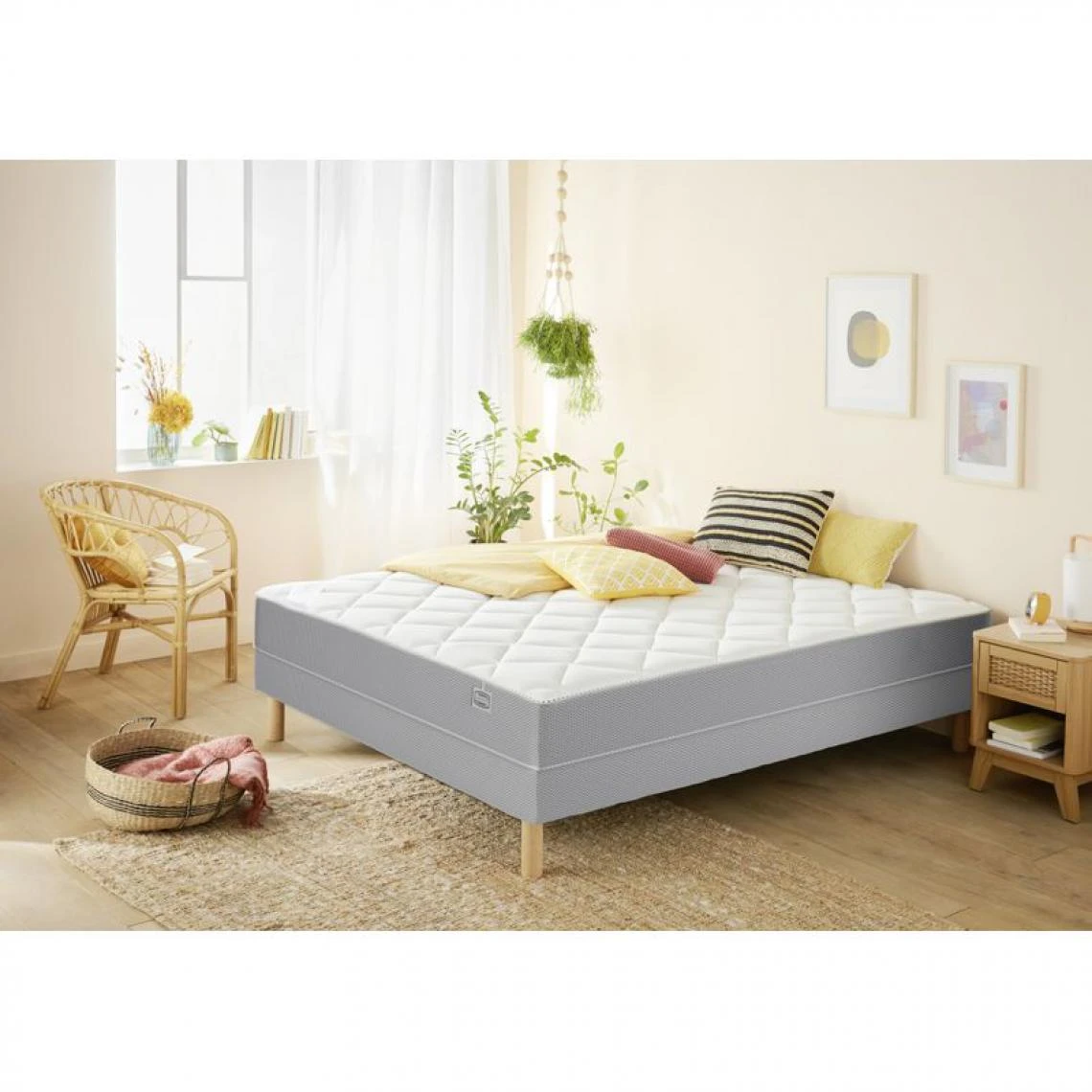 Matelas + Sommier 160x200 Cm SIMMONS TRENDY 4 Matelas + Sommier 160x200 Cm SIMMONS TRENDY – Image 2