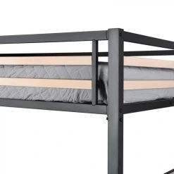 BUT Mezzanine 140x200 Cm MARLEY En Acier Noir -Talamo Magasin mezzanine 140x200 cm marley en acier noir style industriel 10156504 26131510 1140x1140