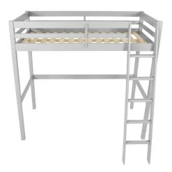 BUT Mezzanine 90 X 190 Cm BLOOM Gris -Talamo Magasin mezzanine 90 x 190 cm bloom gris 12407132 33075352 1140x1140