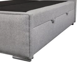 Altobuy MYLIS - Lit-Coffre Boxspring 160x200cm Eco Tissu Gris -Talamo Magasin mylis lit coffre boxspring 160x200cm eco tissu gris 12920220 34953720 1140x1140