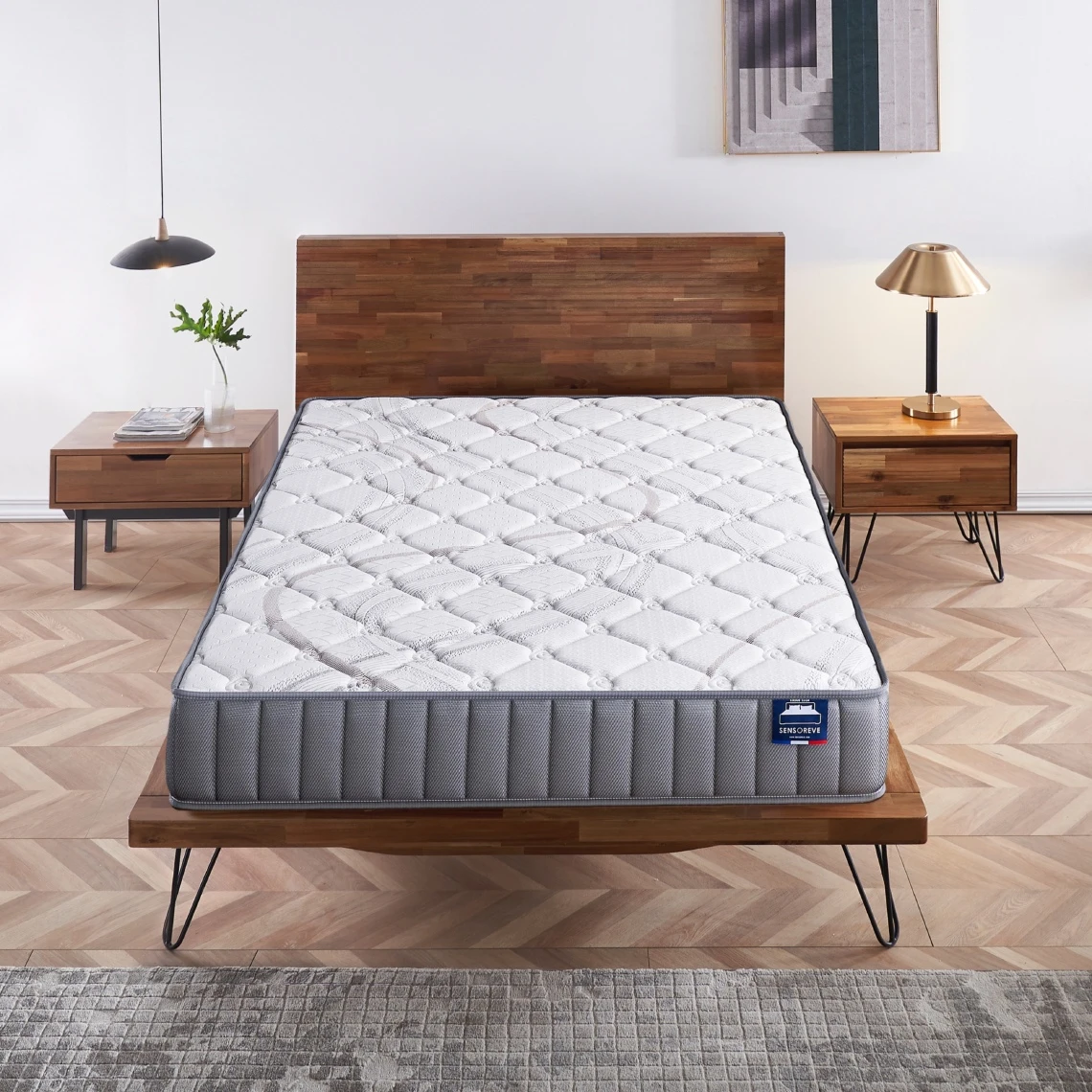Sensoreve N°1 Matelas Sirius LATEX NATUREL 160x200cm - Épaisseur 22cm-Soutien ... 4 Sensoreve N°1 Matelas Sirius LATEX NATUREL 160x200cm - Épaisseur 22cm-Soutien ... – Image 2