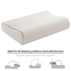 Marque Generique Oreiller Cervical En Bambou En Mousse à Mémoire De Forme Oreiller De... -Talamo Magasin oreiller cervical en bambou en mousse a memoire de forme oreiller de lit style lavable 2 8785409 22703573 1140x1140