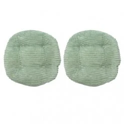 Marque Generique Oreiller De Tatami Lavable Coussin De Coussin Rond 2 Pièces Pour Le B...