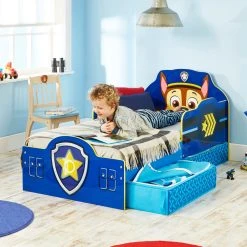 La Pat Patrouille - Lit Pour Enfants -Talamo Magasin original jpg 509pwp lead lifestyle paw patrol chase toddler bed with underbed storage by hellohome 2