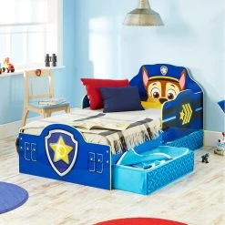 La Pat Patrouille - Lit Pour Enfants -Talamo Magasin original jpg 509pwp lead lifestyle paw patrol chase toddler bed with underbed storage by hellohome 3