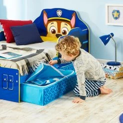 La Pat Patrouille - Lit Pour Enfants -Talamo Magasin original jpg 509pwp lead product feature paw patrol chase toddler bed with underbed storage by hellohome 2