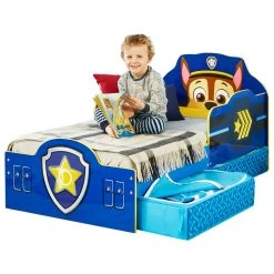 La Pat Patrouille - Lit Pour Enfants -Talamo Magasin original jpg 509pwp lead product model paw patrol chase toddler bed with underbed storage by hellohome