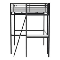 CSTORE OXFORD - Lit Mezzanine Avec Bureau En Métal époxy Noir Sommier Inc... 9 CSTORE OXFORD - Lit Mezzanine Avec Bureau En Métal époxy Noir Sommier Inc... -Talamo Magasin oxford lit mezzanine avec bureau en metal epoxy noir sommier inclus 140x190 cm 11554842 30304562 1140x1140