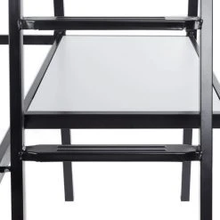 CSTORE OXFORD - Lit Mezzanine Avec Bureau En Métal époxy Noir Sommier Inc... 10 CSTORE OXFORD - Lit Mezzanine Avec Bureau En Métal époxy Noir Sommier Inc... -Talamo Magasin oxford lit mezzanine avec bureau en metal epoxy noir sommier inclus 140x190 cm 11554842 30304564 1140x1140