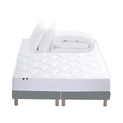 Idliterie Pack ASTRE Ensemble Matelas Ressorts + Sommier + Couette + Oreillers -... -Talamo Magasin pack astre ensemble matelas ressorts sommier couette oreillers made in france 13763366 38031020 1140x1140