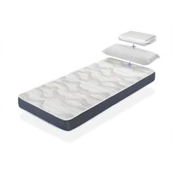 Dormalit Pack Matelas 70X160 LIT ENFANTS H14 CM ERGO CONFORT + 1 Oreiller Juni...