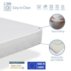 Dormalit Pack Matelas 80X180 CARAMEL LIT ENFANT, Epaisseur 11 CM + 1 Oreiller A... -Talamo Magasin pack matelas 80x180 caramel lit enfant epaisseur 11 cm 1 oreiller a memoire 80x35 1 protege matelas 80x180 13724134 37870674 1140x1140